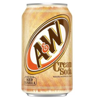 A&W Cream Soda 355ml USA