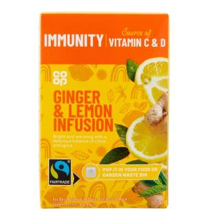 Thé Immunité Citron & Gingembre Co-op