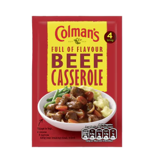 Colman's Beef Casserole...