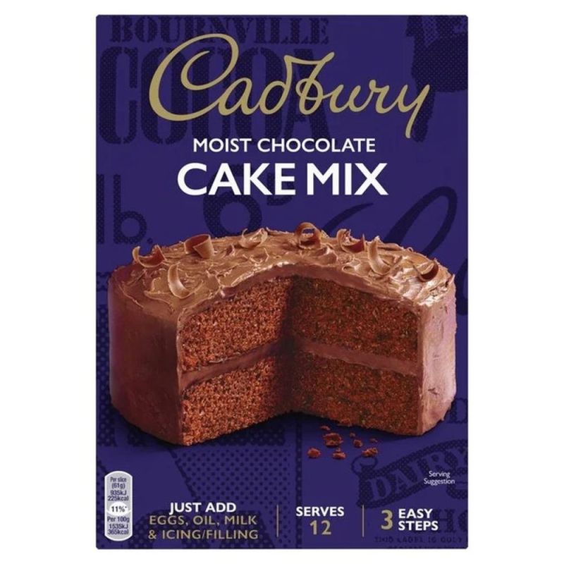 Cadbury Moist Chocolate Cake Mix