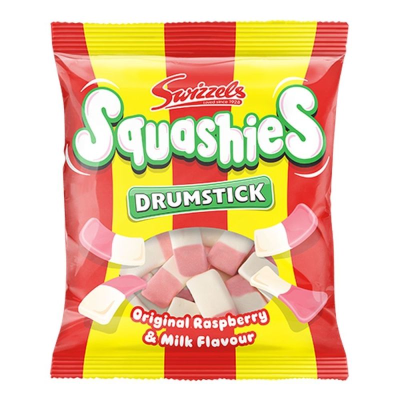 Swizzels Squashies Drumstick Original Raspberry & Milk