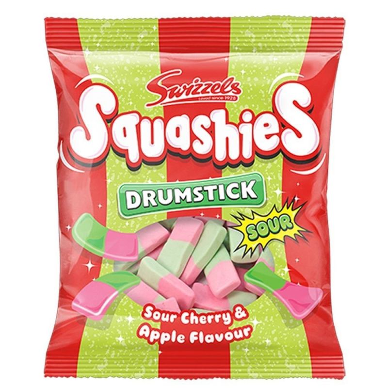 Swizzels Squashies Drumstick Sour Cherry & Apple