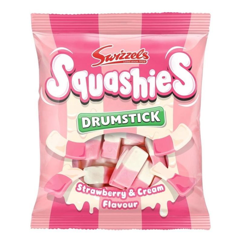 Swizzels Squashies Drumstick Strawberry & Cream