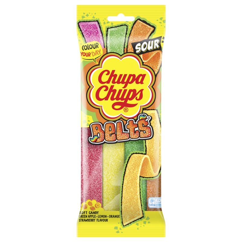 Chupa Chups Sour Belts Mixed