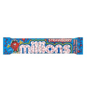 Millions Tube Strawberry mini