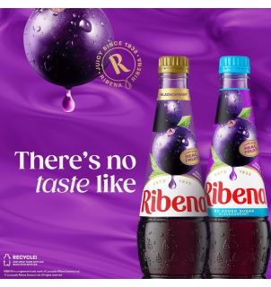 Ribena Blackcurrant Sans sucre ajouté 850ml