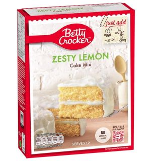 Betty Crocker Cake Mix Zesty Lemon