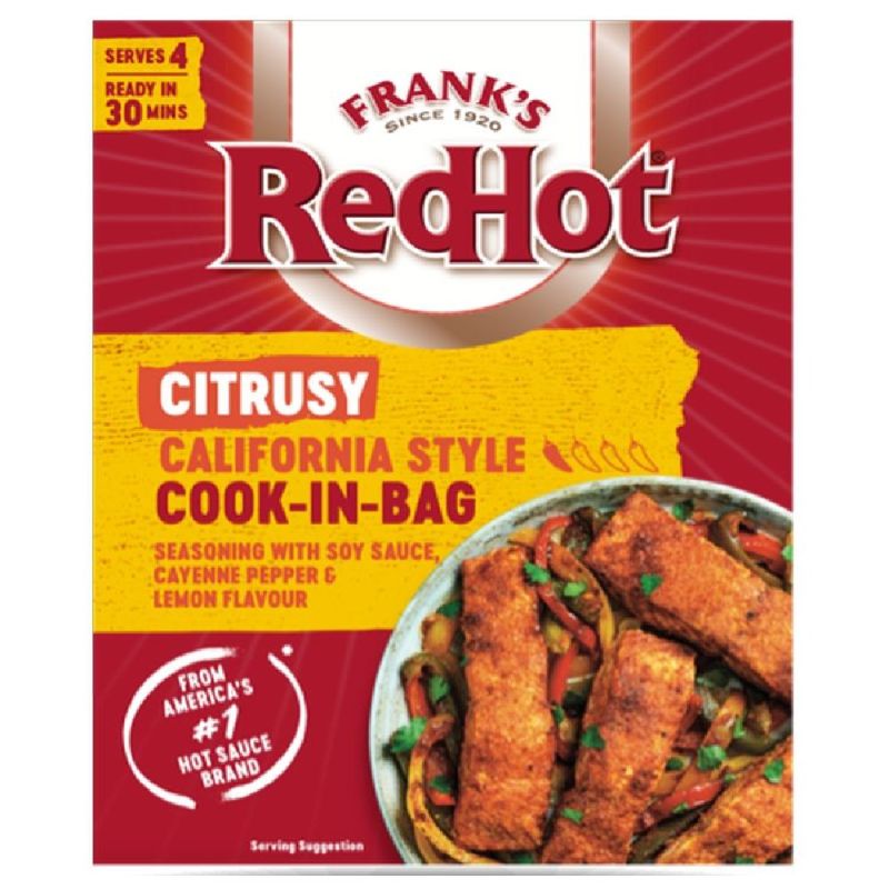 Frank's RedHot Citrusy California Style Cook-In-Bag