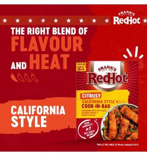 Frank's RedHot Citrusy California Style Cook-In-Bag