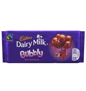 Cadbury Dairy Milk Bubbly Epicerie Anglaise Candy Dukes