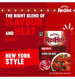 Frank's RedHot Buffalo New York Style Cook-In-Bag