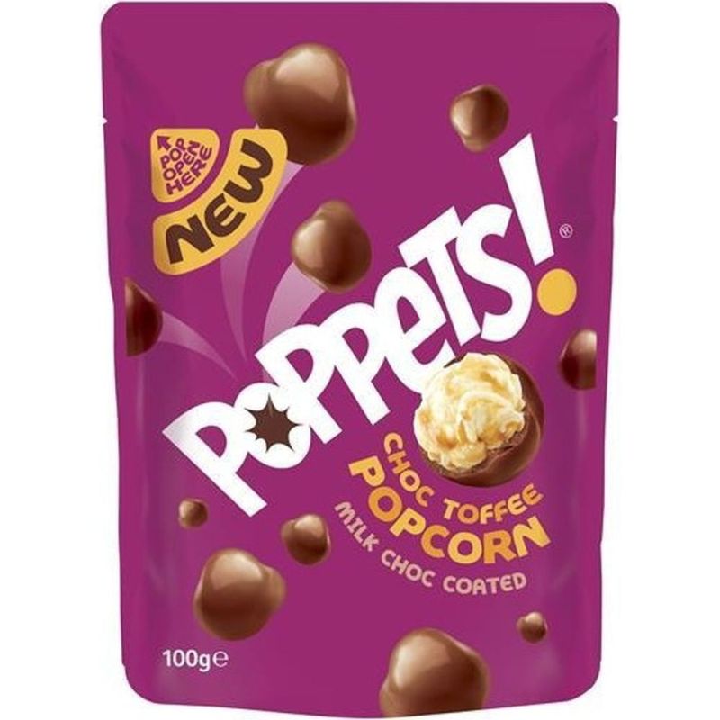 Poppets Choc Toffee Popcorn