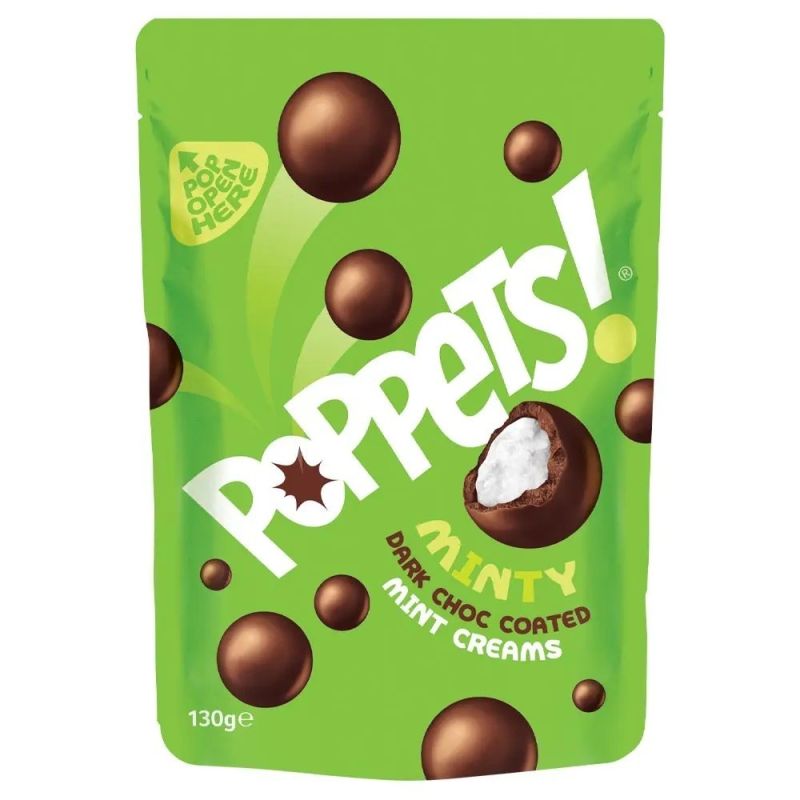 Poppets Dark Choc Coated Mint Creams