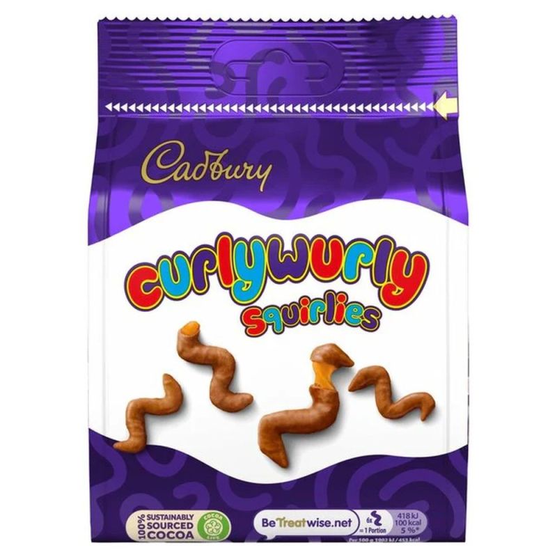 Cadbury Curly Wurly Squirlies 100g