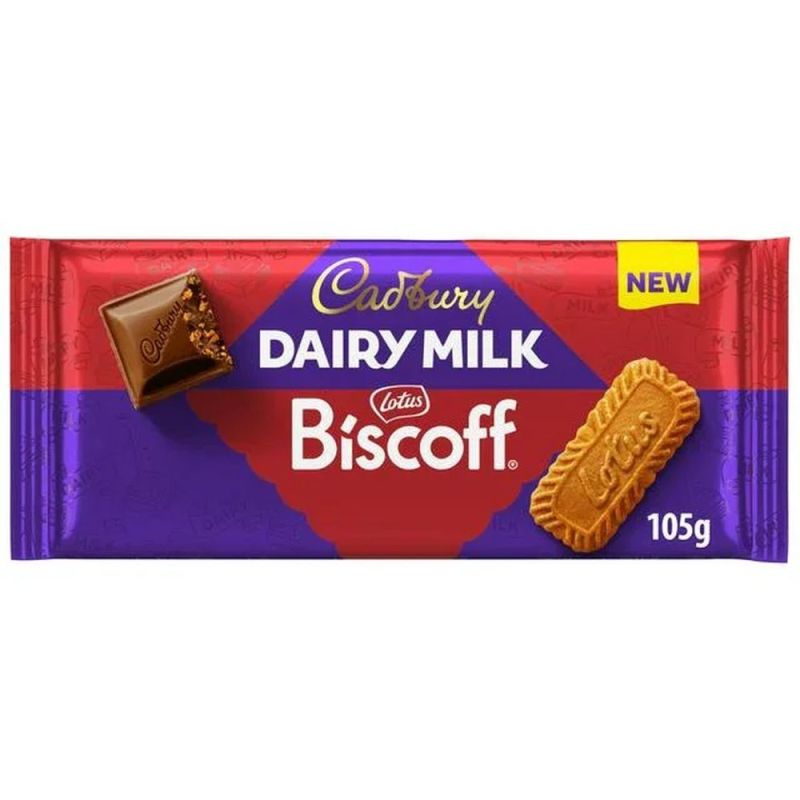 Cadbury Dairy Milk Lotus Biscoff 105g
