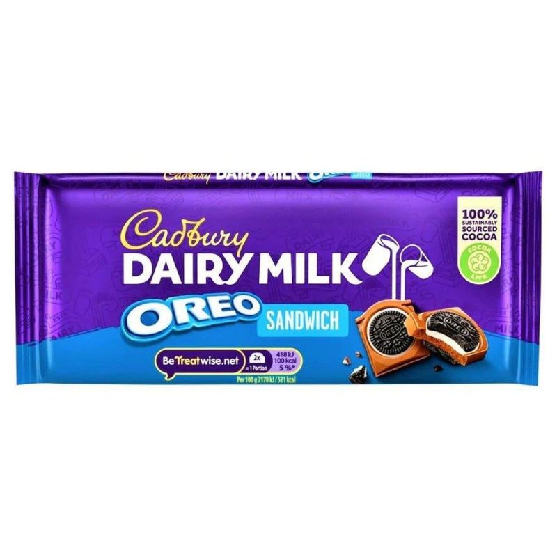 Cadbury Dairy Milk Oreo Sandwich 96g