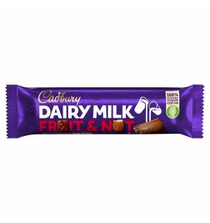 Barre chocolatée Cadbury Dairy Milk Fruit & Nut