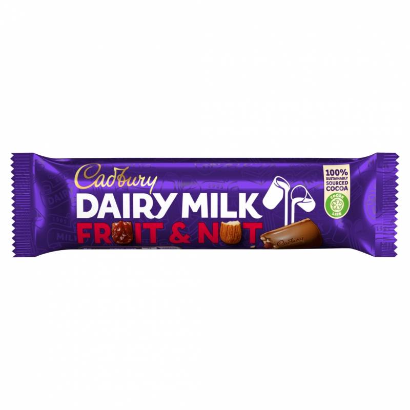 Barre chocolatée Cadbury Dairy Milk Fruit & Nut