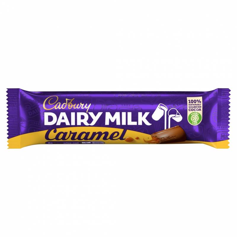 Barre chocolatée Cadbury Dairy Milk au caramel Barre chocolatée Cadbury Dairy Milk au caramel