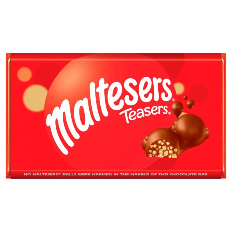 Maltesers Teasers chocolate bar - Tablette de chocolat Maltesers Teasers 100g