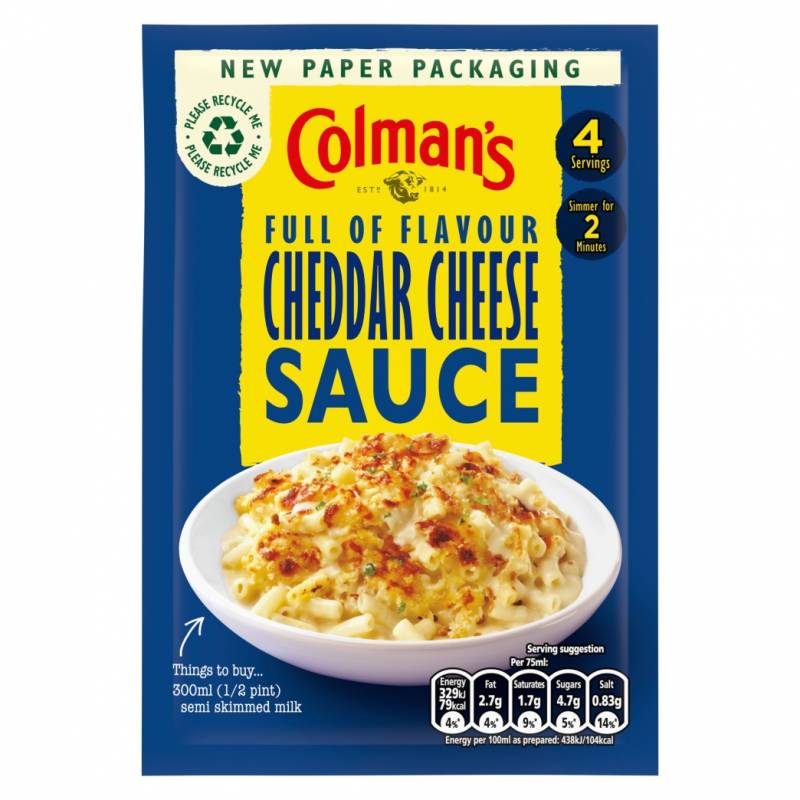 Colman's Cheddar Sauce Mix - Mélange pour sauce au cheddar Colman's Colman's Cheddar Sauce Mix - Mélange pour sauce au cheddar Colman's