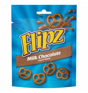 Bretzels au chocolat au lait Flipz - Flipz Milk Chocolate Coated Pretzels