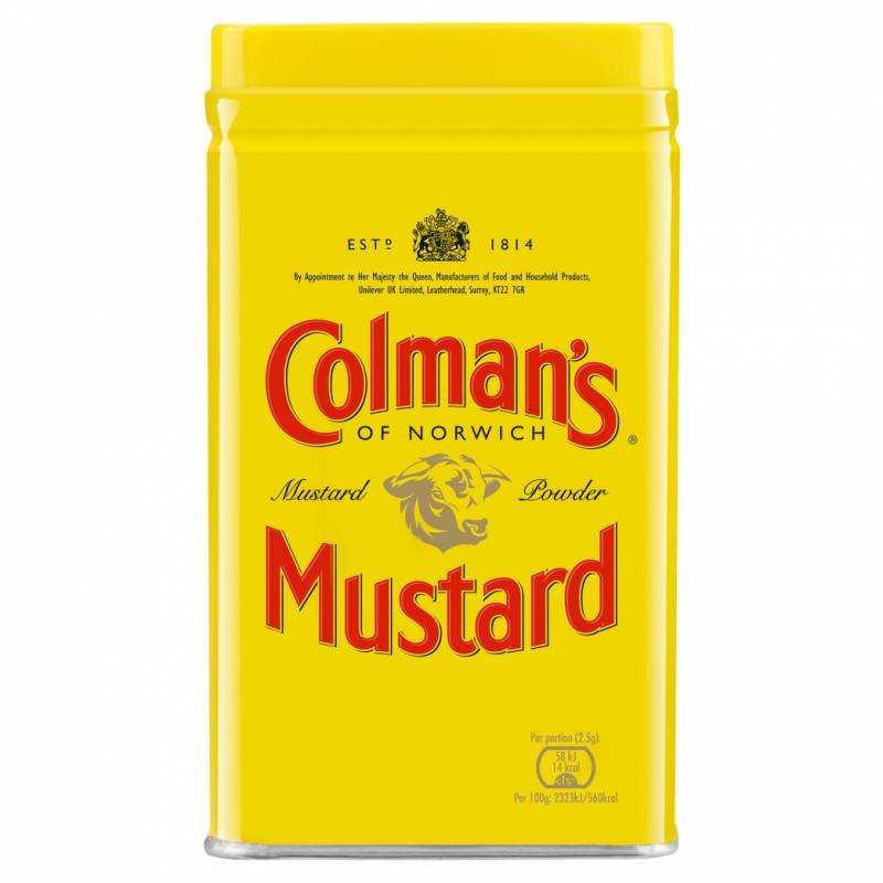 Poudre de moutarde anglaise traditionnelle Colman's