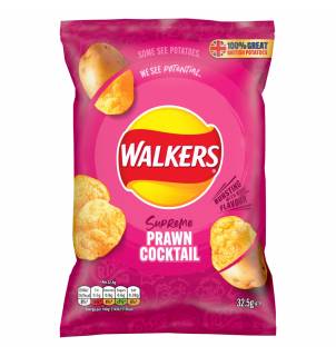 Chips Walkers cocktail crevette - Prawn Cocktail