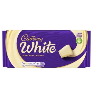 Tablette chocolat blanc Cadbury