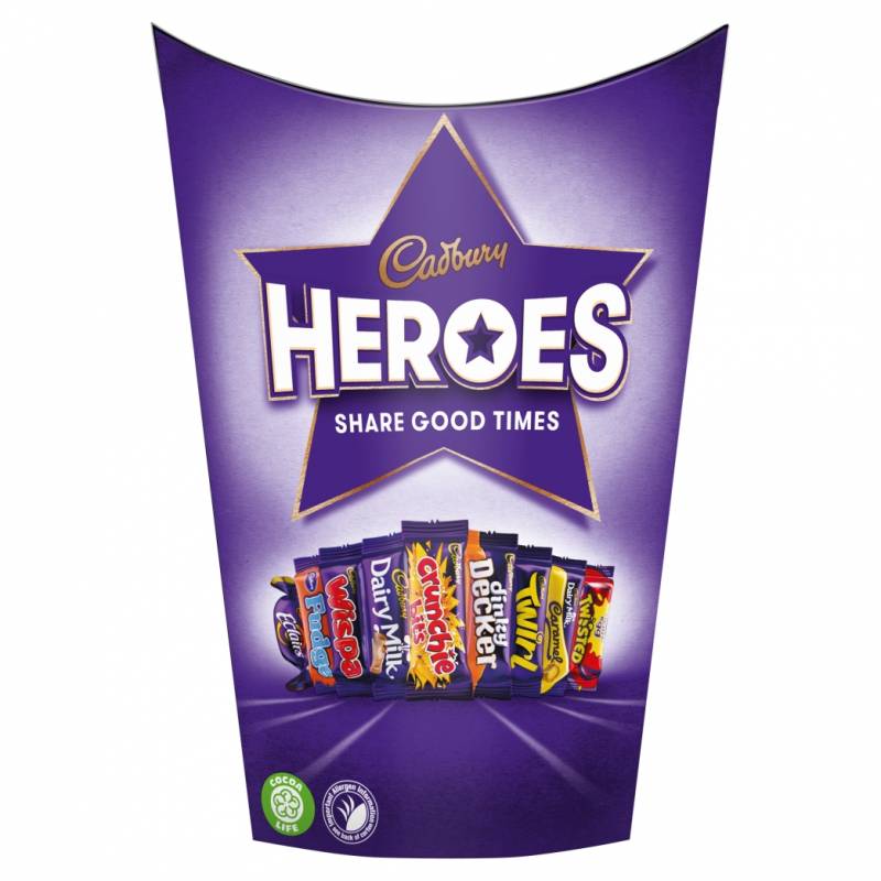 Chocolats Cadbury Heroes - Boîte de 185g
