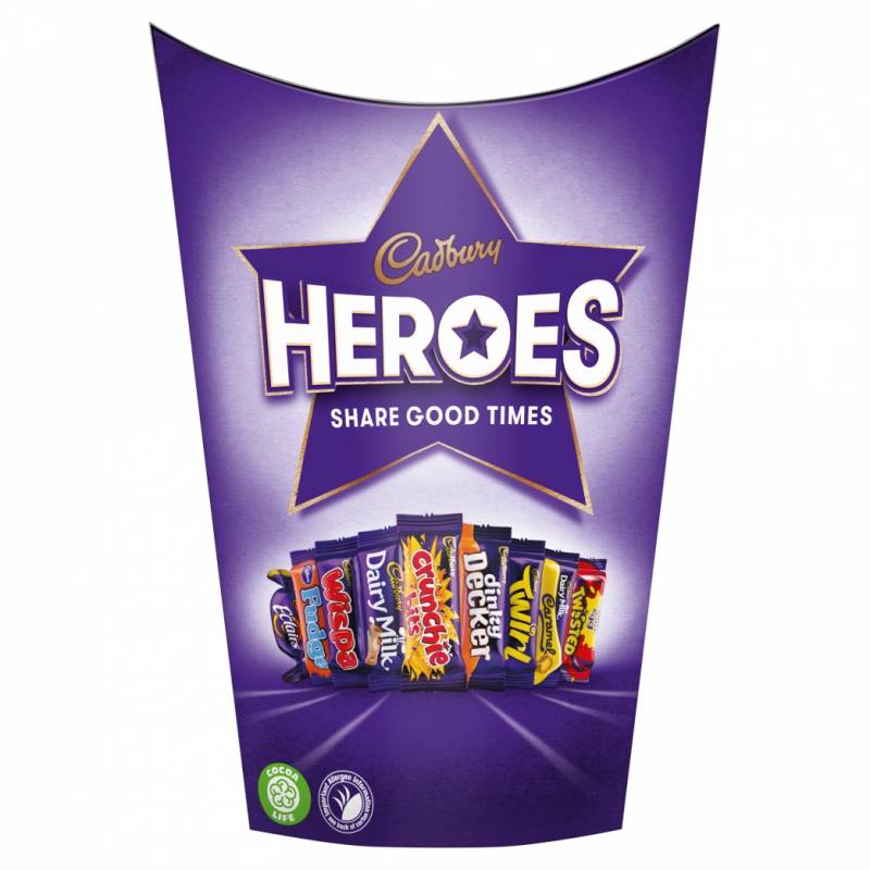 Chocolats Cadbury Heroes - Boîte de 185g Chocolats Cadbury Heroes - Boîte de 185g