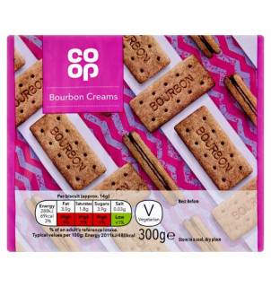 Biscuits Bourbon Creams Co-op